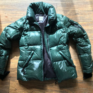 SAM. Freestyle Down Puffer Jacket - Green Size L